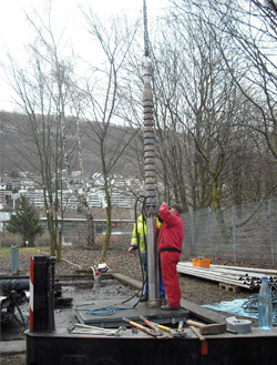 Grundwasswasserpumpe vor dem Einbau